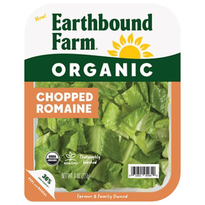 Ebf Organic Chopped Romaine 8oz - 8 OZ - Image 2