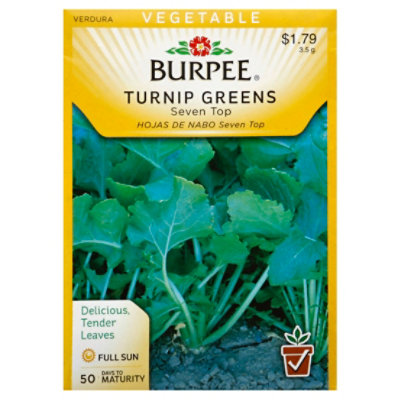 Seeds Turnip Greens Seven Top - EA - Image 1