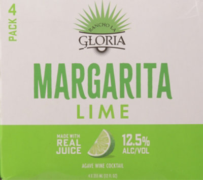 Rancho La Gloria Lime Margarita 4pk  Wine - 4-355 ML - Image 4