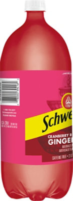 Schweppes Cranberry Raspberry Ginger Ale Soda - 2 Liter - Image 6