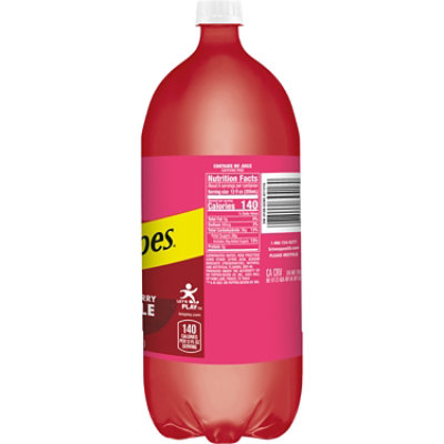 Schweppes Cranberry Raspberry Ginger Ale Soda - 2 Liter - Image 2