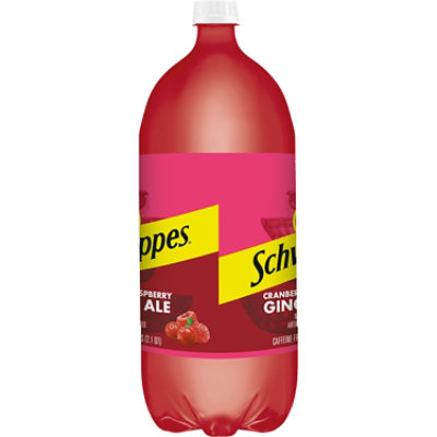 Schweppes Cranberry Raspberry Ginger Ale Soda - 2 Liter - Image 3