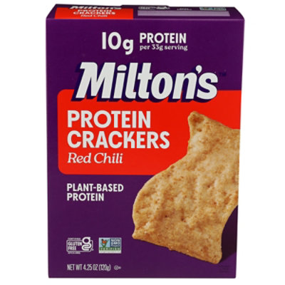 Miltons Crackers Red Chili Salsa 4.25oz - 4.25 OZ - Image 2