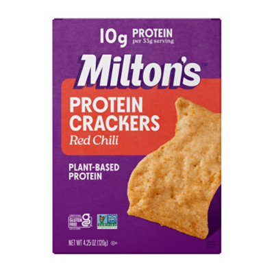 Miltons Crackers Red Chili Salsa 4.25oz - 4.25 OZ - Image 1