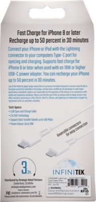 3.3ft C94mfi Lightning To Typec Cable-white - 1 EA - Image 3