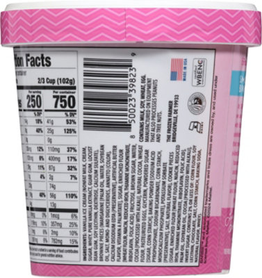 The Frozen Farmer Ice Cream Beachouse Brookies & Cream - 1 PT - Image 5