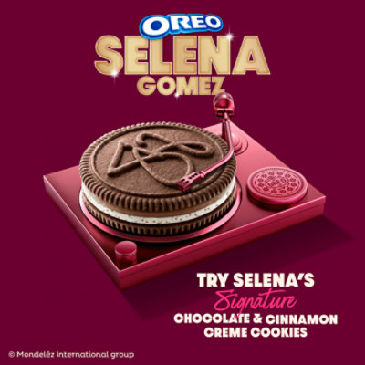 Oreo Limited Edition Selena Gomez Chocolate & Cinnamon Creme Cookies - 10.68 Oz - Image 2