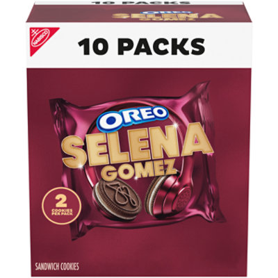 Oreo Limited Edition Selena Gomez Chocolate & Cinnamon Creme Cookies - 10 Count - Image 1