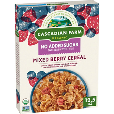 Cascadian Farm Organic No Added Sugar Mixed Berry Cereal - 12.5 OZ - Image 2