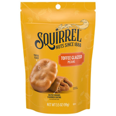 Squirrel Toffee Glazed Pecans 3.5oz - 3.5 OZ - Image 1