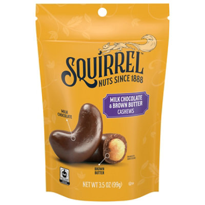 Squirrel Milk Chocolate Brown Butter Cashews 3.5oz - 3.5 OZ - Image 1