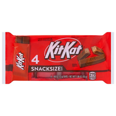 Kit Kat Crisp Wafers In Milk Chocolate Snack Size Bar 4 Pack - 1.96 OZ - Image 2