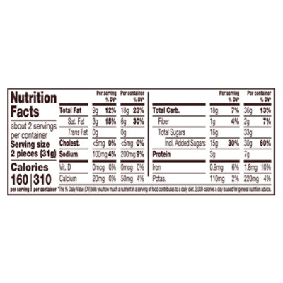 Reeses Milk Chocolate Peanut Butter Cup Snack Size Bar 4-pack - 2.2 OZ - Image 3