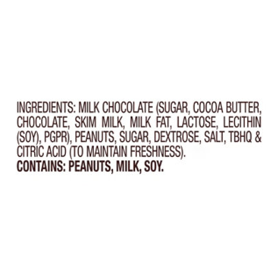 Reeses Milk Chocolate Peanut Butter Cup Snack Size Bar 4-pack - 2.2 OZ - Image 4