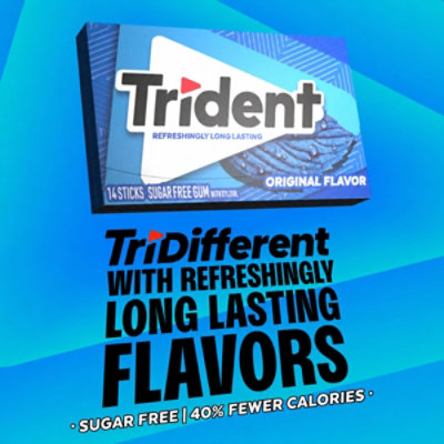 3pk Trident Gum Original Sugar Free - 42 CT - Image 4