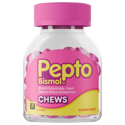 Pepto-bismol Multi-symptom Not Applicable Multi-symptom Stomach Pan Chew Mint - 24 CT - Image 1