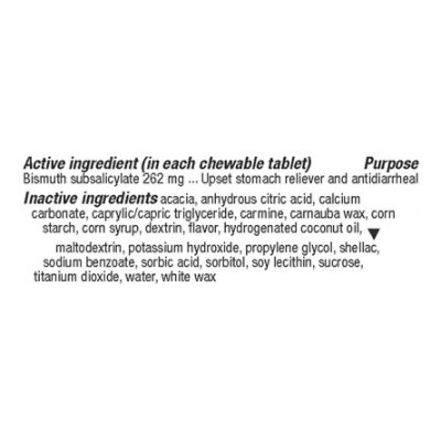 Pepto-bismol Multi-symptom Not Applicable Multi-symptom Stomach Pan Chew Mint - 24 CT - Image 3