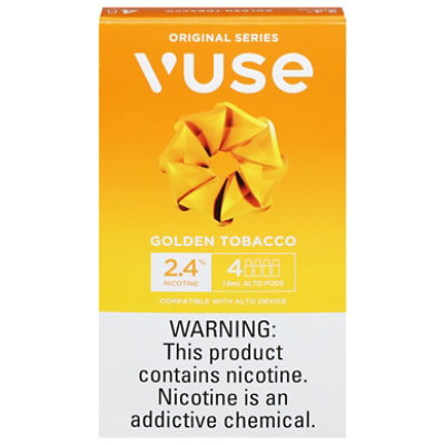 Vuse Alto 2.4 Gld Tob Pods - 4 CT - Image 1