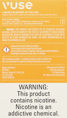 Vuse Alto Golden Tobacco 5 Mg - EA - Image 3