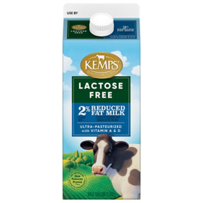 Kemps Lactose Free 2% Reduced Fat Milk Pahg Spout - .5 GA - Image 1