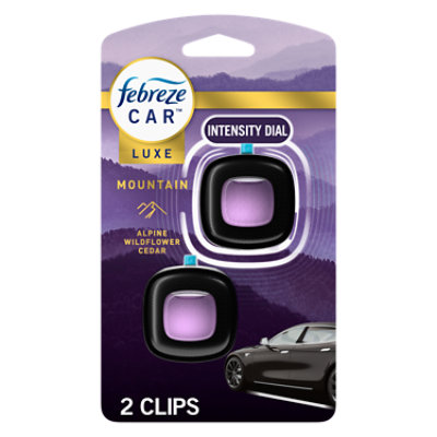 Febreze Car Luxe Air Freshener Vent Clips, Mountain - 2-.07 Oz. - 2-.07FZ - Image 1