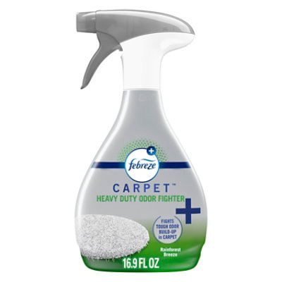 Febreze Carpet Heavy Duty Odor Fighter Fabric Refresher, Rainforest Breeze - 16.9 Oz. - 16.9 FZ - Image 1