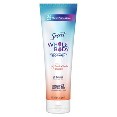 Secret Fem Wash Peach & Vanilla 12/8 Oz - 8 FZ - Image 1