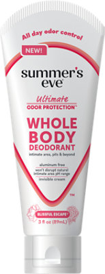 Summer's Eve Ultimate Odor Protection Whole Body Deodorant 3oz Blissful Escape - 3 FZ - Image 1