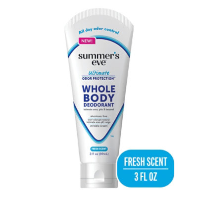 Summers Eve Ultimate Odor Protection Whole Body Deodorant 3oz Fresh Scent - 3 FZ - Image 2