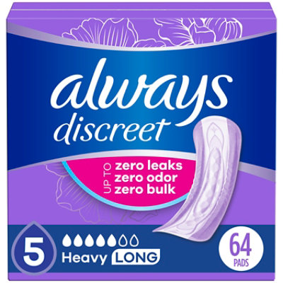 Always Discreet Medium Adult Incontinence - 64 CT - Image 1