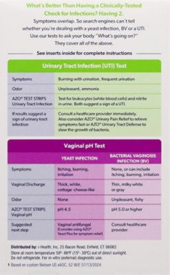 Azo Uti Test Strips 2ct Dual Ph & Uti - 2 CT - Image 3