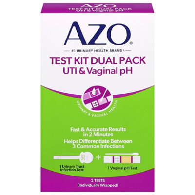 Azo Uti Test Strips 2ct Dual Ph & Uti - 2 CT - Image 1