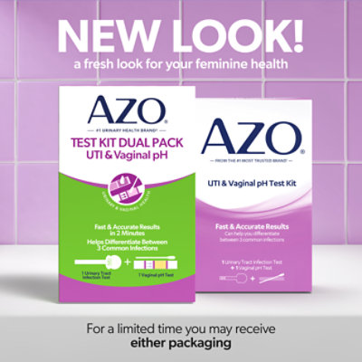 AZO UTI Strips and Vaginal pH Test Kit Dual Pack - 2 Count - Image 4