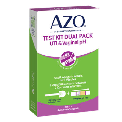 Azo Uti Test Strips 2ct Dual Ph & Uti - 2 CT - Image 3