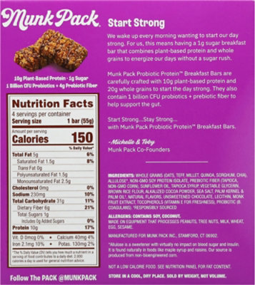 Munk Pack Breakfast Bar Cocoa Crisp 4pk - 7.76 OZ - Image 5