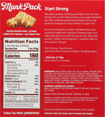 Munk Pack Breakfast Bar Cinnamon Roll 4pk - 7.76 OZ - Image 5