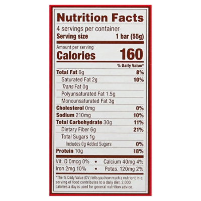 Munk Pack Breakfast Bar Cinnamon Roll 4pk - 7.76 OZ - Image 3