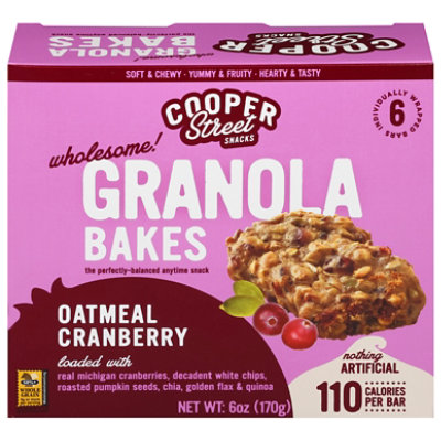 Cooper Street Oatmeal Bakes Cranberry - 6 OZ - Image 1