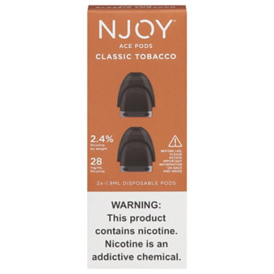 Njoy Ace Pod Classic Tob 2.4% - 2 CT - Image 1