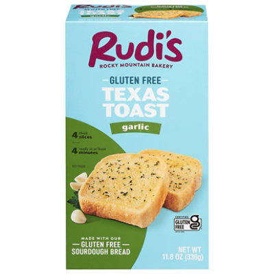 Rudis Toast Texas Garlic Gluten Free - 11.8 OZ - Image 2