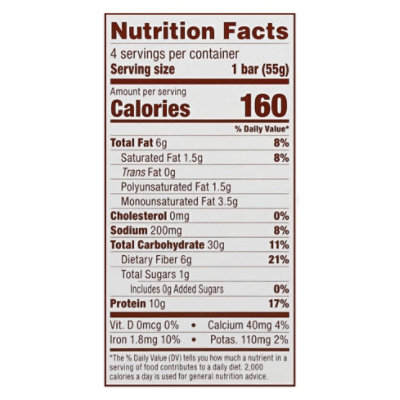 Munk Pack Breakfast Bar Peanut Butter Chocolate 4pk - 7.76 OZ - Image 3