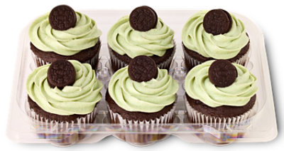 Mint Cookies N Creme Cupcakes 6 Count - EA - Image 1