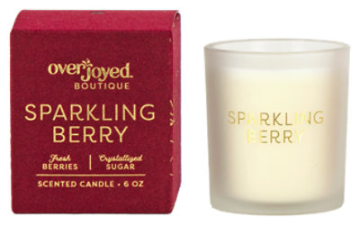 Overjoyed Boutique Boxed Candle Red - Each - Image 1