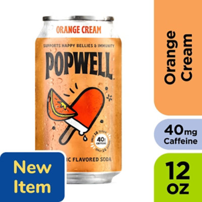 Popwell Orange Cream - 12 Fl. Oz.