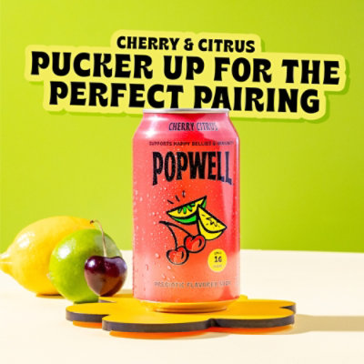 Popwell Cherry Citrus - 12 Fl. Oz. - Image 2