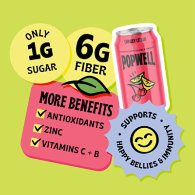 Popwell Cherry Citrus - 12 Fl. Oz. - Image 3