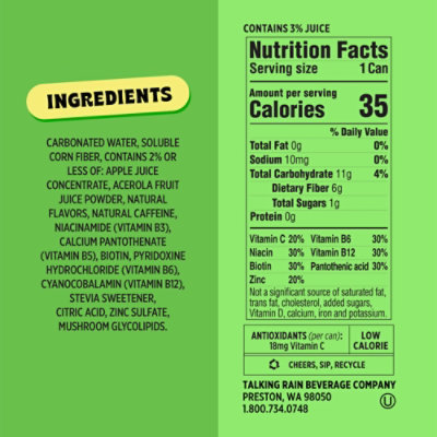 Popwell Lemon Lime - 12 Fl. Oz. - Image 4