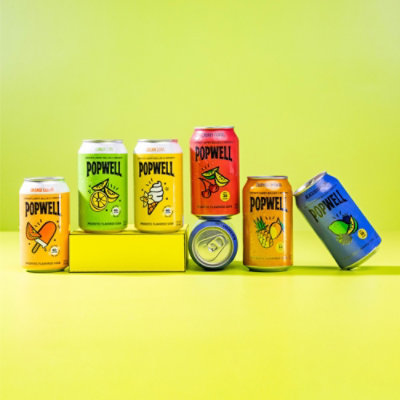 Popwell Lemon Lime - 12 Fl. Oz. - Image 5