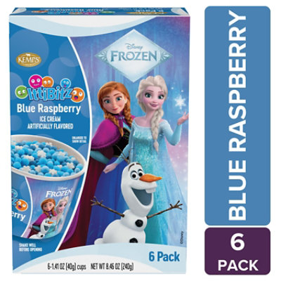 Kemps Ittibitz Ice Cream Cup Disney Frozen Blue Raspberry 1.4 Weight Ounce - 6-1.4FZ - Image 3