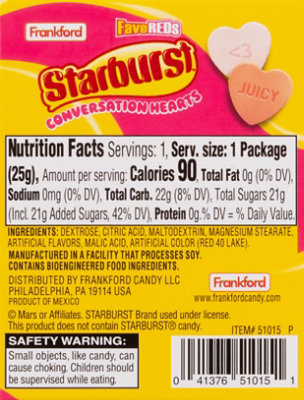 Starburst Conversation Hearts - .88 OZ - Image 5